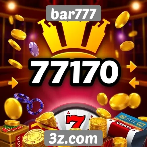 Bar777 oferece uma variedade de jogos de cassino online